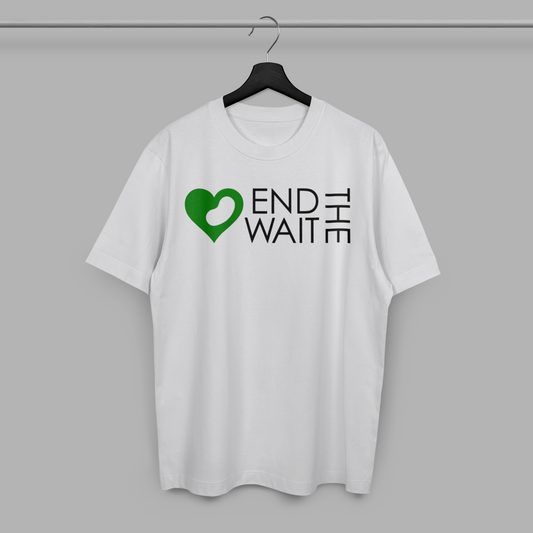 End The Wait White Tee
